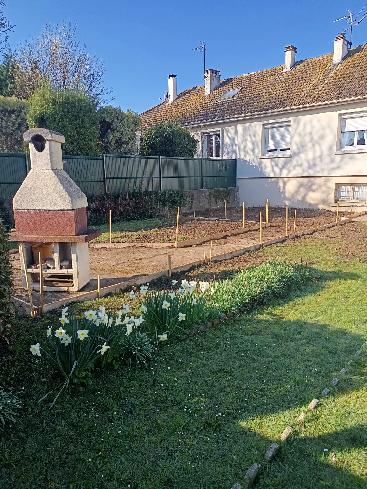 Jardin avant travaux